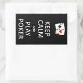 HOUD DE stickers VAN DE POKER VAN DE KALK EN VAN H (Tas)