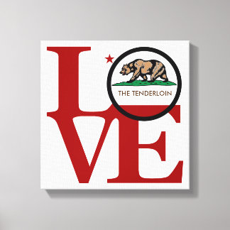 HOUD DE TENderloin Canvas Afdruk