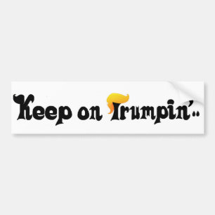 HOUD DE TRUMPIN AAN! MAGA HAAR DAG 2020 BUMPERSTICKER