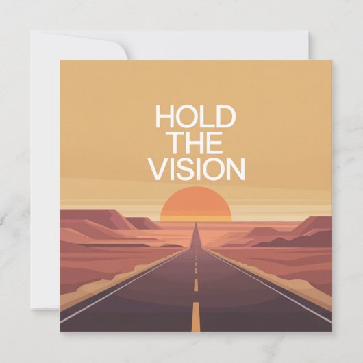 Houd de Visie Vast Kaart (Voorkant)