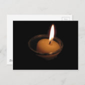 Houd de vlambranderkaars briefkaart (Voorkant / Achterkant)