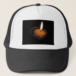 Houd de vlambranderkaars trucker pet