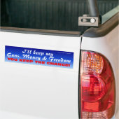 Houd de wijzigingsbumper bumpersticker (Op Truck)