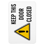 HOUD DEZE DEUR DICHT MAGNEET (Verticaal)