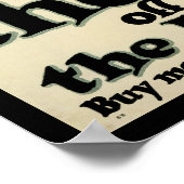 Houd deze uit de Verenigde Staten Poster (Hoek)