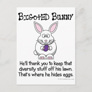 Houd die diversiteit buiten mijn buurt briefkaart