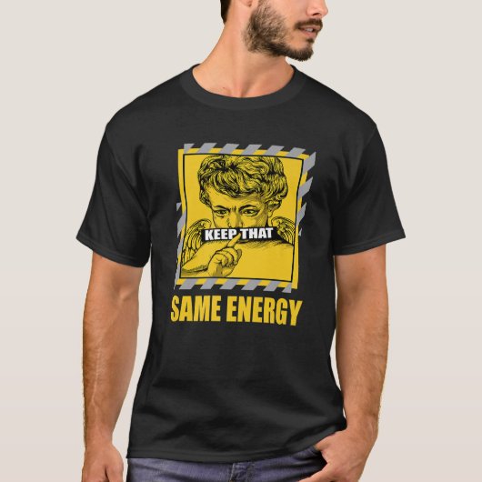 Houd Diezelfde Energie Bliksem 4S Matching T-shirt (Voorkant)