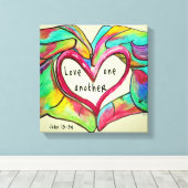 HOUD ÉÉN ANDERE CANVAS AFDRUK (Insitu (Houten vloer))