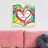 HOUD ÉÉN ANDERE CANVAS AFDRUK (Insitu (Woonkamer))