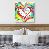 HOUD ÉÉN ANDERE CANVAS AFDRUK (Insitu (Slaapkamer))