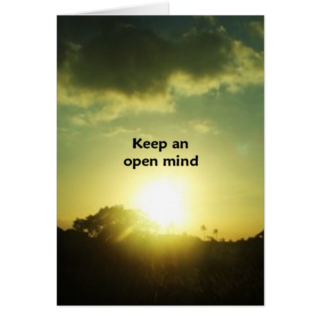Houd een open geest (Voorkant)