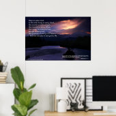 Houd een open geest... Inspirerend poster (Thuiskantoor)