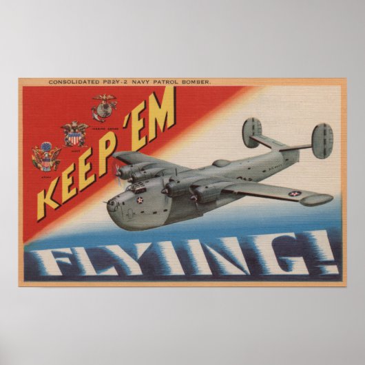 Houd 'Em Flying/PB2Y-2 Poster (Voorkant)