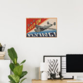 Houd 'Em Flying/PB2Y-2 Poster (Thuiskantoor)