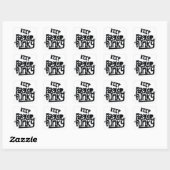 Houd Flagler Funky sticker (Vel)