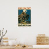 Houd hem vrij poster (Keuken)