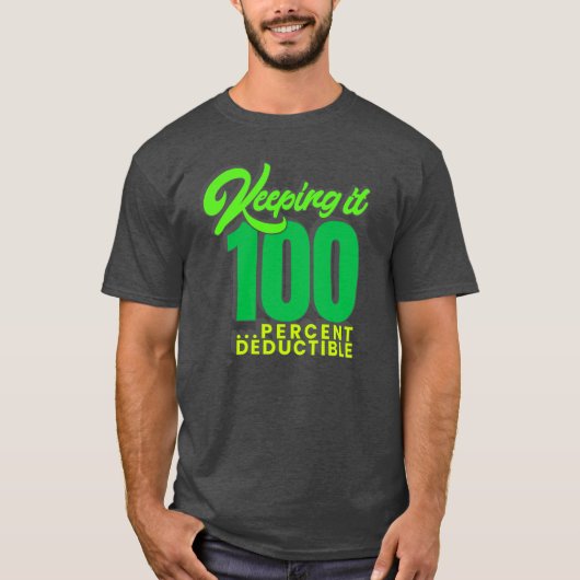 Houd het 100...%Aftrekbaar - kies elke kleur! T-shirt (Voorkant)