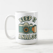 Houd het analoog koffiemok (Links)