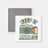 Houd het analoog magneet (Voorkant / Achterkant)
