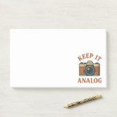 Houd het analoog post-it® notes (Op bureau)