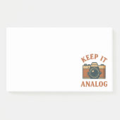 Houd het analoog post-it® notes (Voorkant)