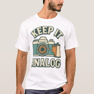 Houd het analoog t-shirt