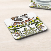 Houd het echt: Kaleidoscope Art Print / Graphic Drankjes Onderzetter (Linkerzijde)