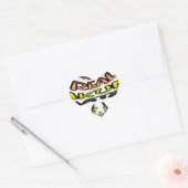 Houd het echt: Kaleidoscope Art Print / Graphic Hart Sticker (Envelop)