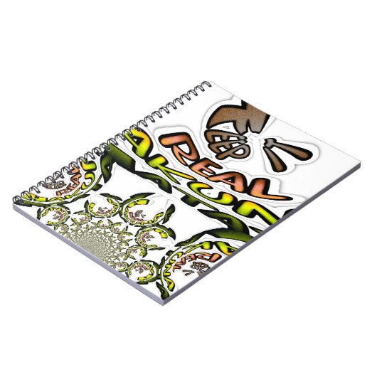 Houd het echt: Kaleidoscope Art Print / Graphic Notitieboek (Linkerzijde)