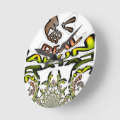 Houd het echt: Kaleidoscope Art Print / Graphic Ronde Klok (Hoek)