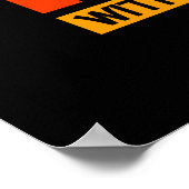 Houd het Echte met hiphop poster (Hoek)