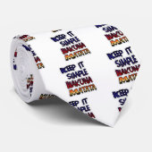 Houd het eenvoudig Hakuna Matata Art Print Stropdas (Opgerold)