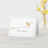 houd het eenvoudig kaart (Gele Bloem)