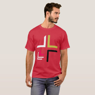 Houd het eenvoudige T-shirt