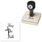 Houd het geloof rubberstempel (Gestempeld)