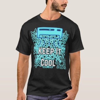 Houd het koel, esthetisch typografie ontwerp | Chi T-shirt