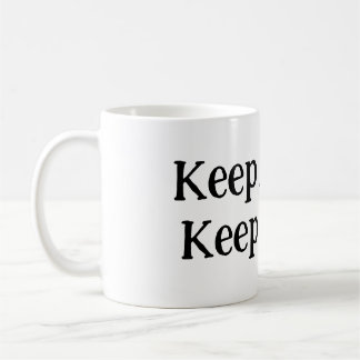 Houd het langzaam, houd het echt koffiemok