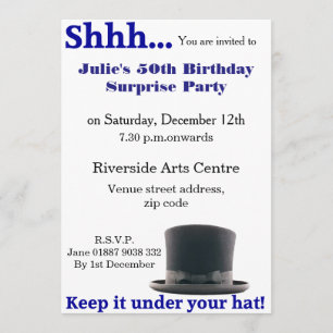 Houd het onder uw Pet uitnodiging