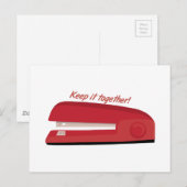 Houd het samen briefkaart (Voorkant / Achterkant)