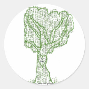 HOUD HET SCHOON RONDE STICKER