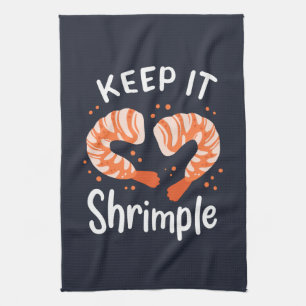 Houd het Shrimple Seafood Shrimp Gag Theedoek