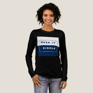 "Houd het simpel" Tri-Blend Shirt