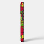 Houd het simpel: Vetgedrukte Gouden Rood Geweven B Case-Mate iPhone Case (Achterkant / Links)