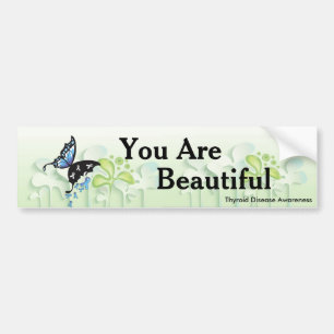 Houd het vast aan de schildklierziekte! bumpersticker