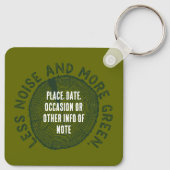 Houd je eigen foto's buiten vakantie DIY Sleutelhanger (Achterkant)