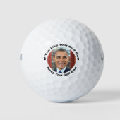 Houd je golfbal Obama Golfballen (Voorkant)