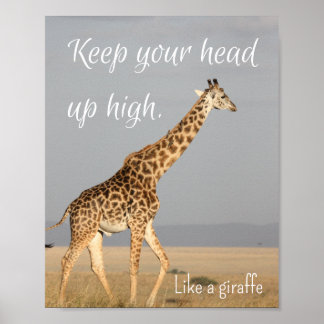 Houd je hoofd hoog! poster