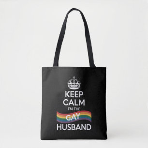 Houd Je Kalm Ik Ben De Gay Man Vrouw Vader LGBT Pr Draagtas