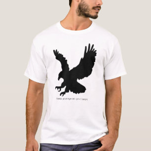 Houd je oog op het doel Adelaar Silhouet T-shirt