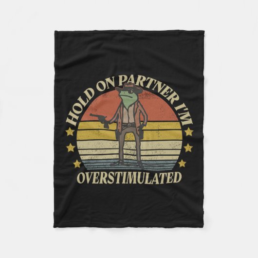 Houd je partner vast in een overgestimuleerde cowb fleece deken (Voorkant)